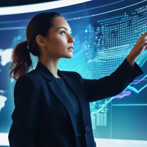 Home 18 멀티미디어 콘텐츠 제작 전문가 이직 사례 - **"A dynamic scene featuring a female digital content creator, mid-30s, dressed in a chic, professio...